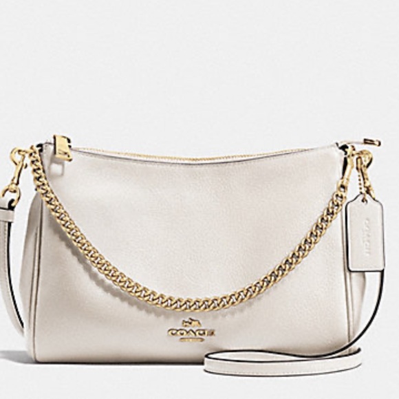 Coach Handbags - Coach Carrie Crossbody In pebbled leather
